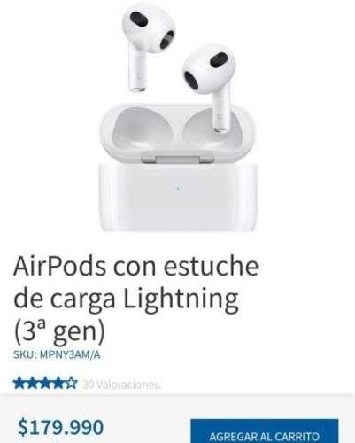 Airpods 3 generacion