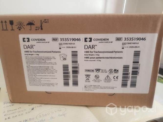 Filtros traqueostomía