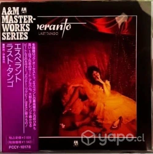 Esperanto - Last Tango. CD edición japonesa. Nuevo