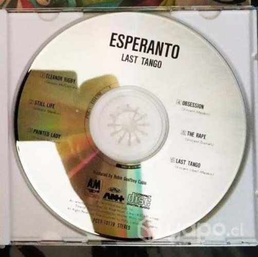 Esperanto - Last Tango. CD edición japonesa. Nuevo