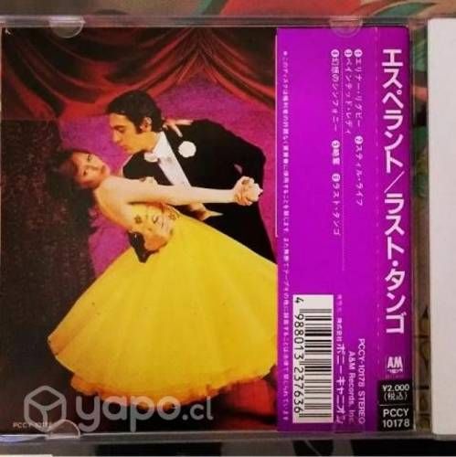 Esperanto - Last Tango. CD edición japonesa. Nuevo