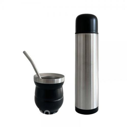 Set termo bala 1000ml mas mate con bombilla jp2315