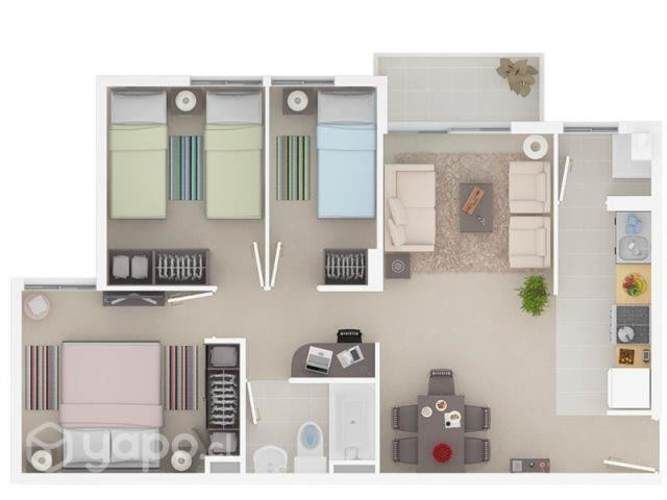 Venta depto terrazas de collao