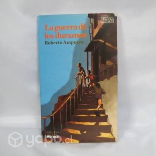 Libro la guerra de los duraznos Roberto Ampuero