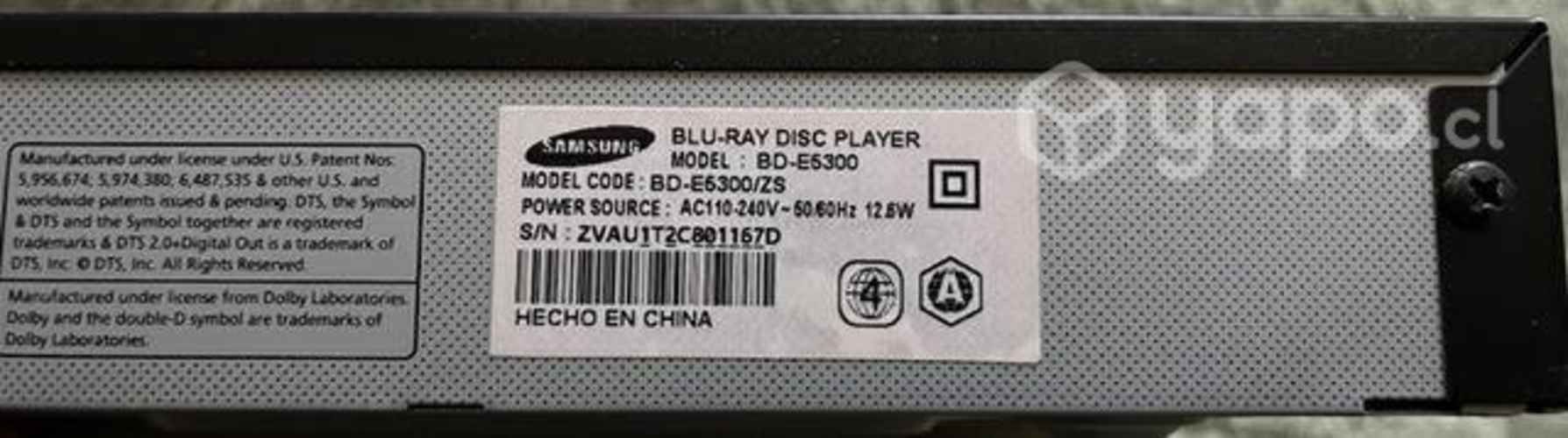 Blu Ray Samsung
