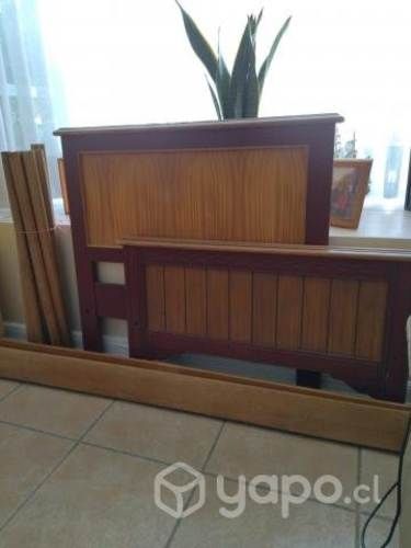 Marquesa una plaza con colchón y somier