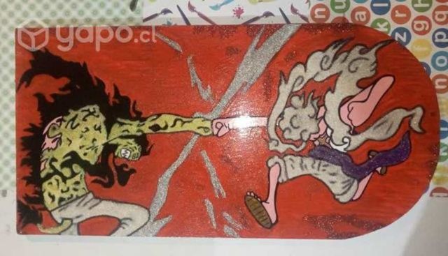 Cuadro de Luffy g5 vs rob lucci