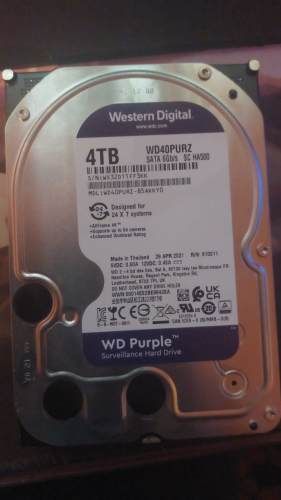 Disco Duro Western Digital Purple 4 TB
