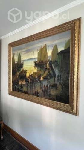 Cuadro de Calderón Abos Padilla . Tecnica: Oleo.