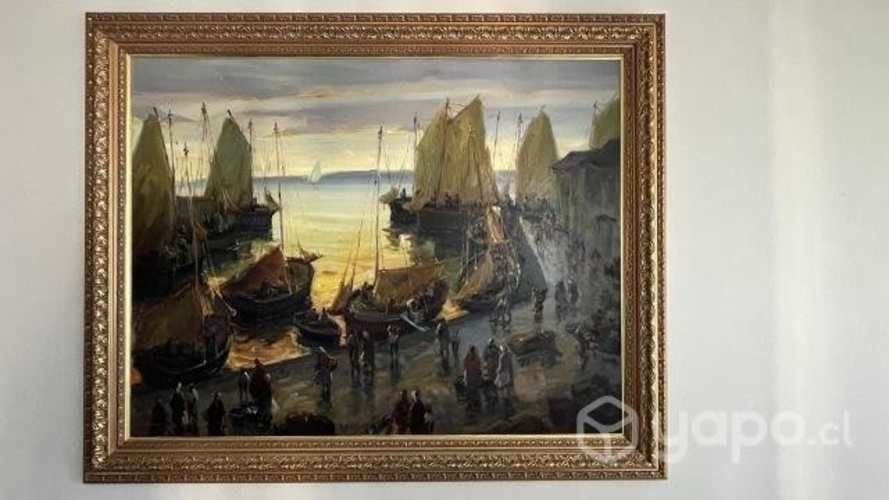 Cuadro de Calderón Abos Padilla . Tecnica: Oleo.