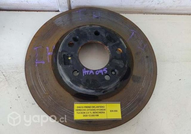 Disco Freno Del Der (HTA095) Hyundai Tucson 2.0 TL