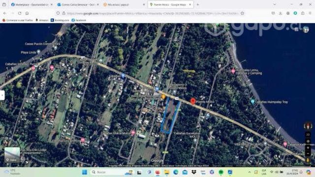 Una Hectarea orilla Carretera Pucón -Villarrica