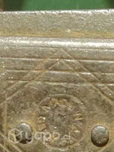 Candado alemán antiguo sin llave