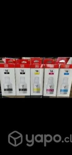 Tintas Canon Gi-16 Originales, Pack de 5