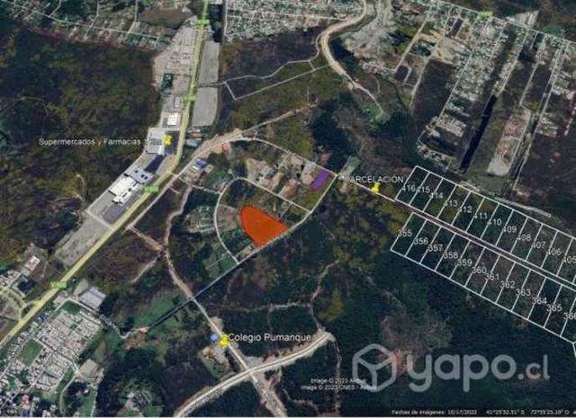 Parcela urbana en Puerto Montt de 5.000m2 con ROL