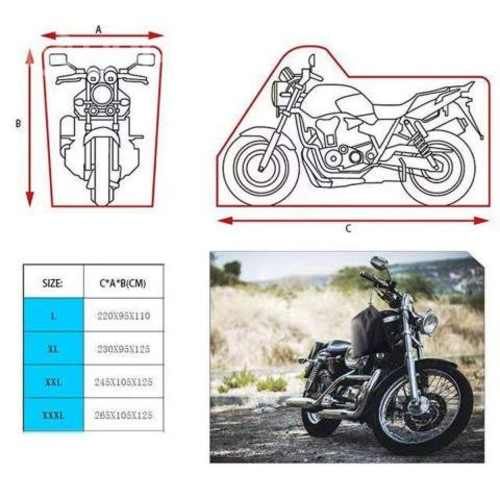 Carpa Moto protectora impermeable