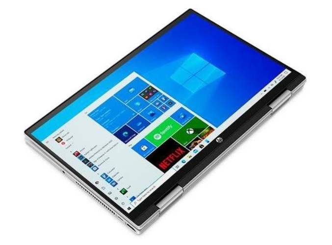 Notebook hp , pantalla táctil con w11