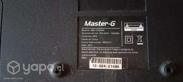Televisor lcd Master g para repuesto