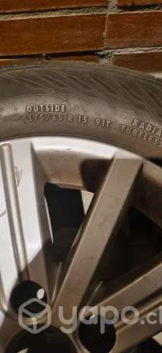 4 llantas mas neumaticos