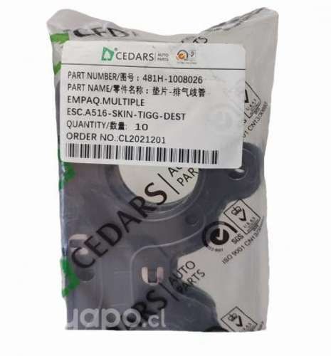 Empaq. Múltiple Escape Chery Tiggo | ORIGINAL