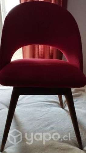 Sitial, silla, color Rojo oscuro