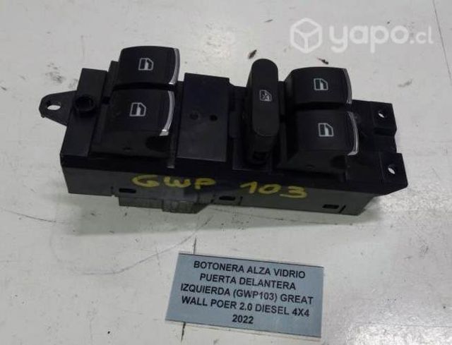 Botonera Alza Vidrio Puerta Delantera Izquierda (G