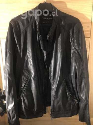 Chaqueta de Cuero Zara