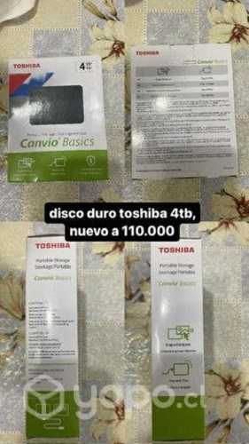 Disco duro toshiba 4tb, nuevo