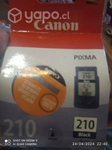 Tinta Canon 210 black original