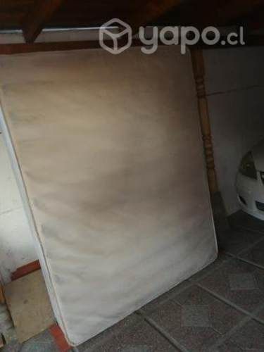 Base cama 2 plaza más respaldo