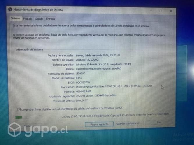 Notebook Lenovo yoga 330