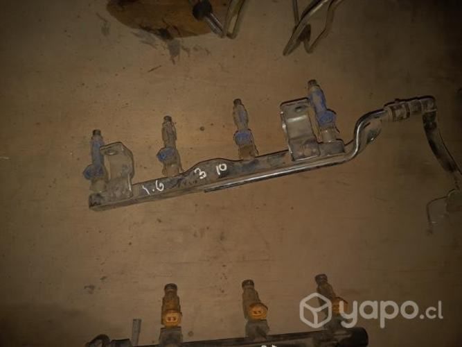 Mazda 3 1.6 2010 riel de inyectores envio regs