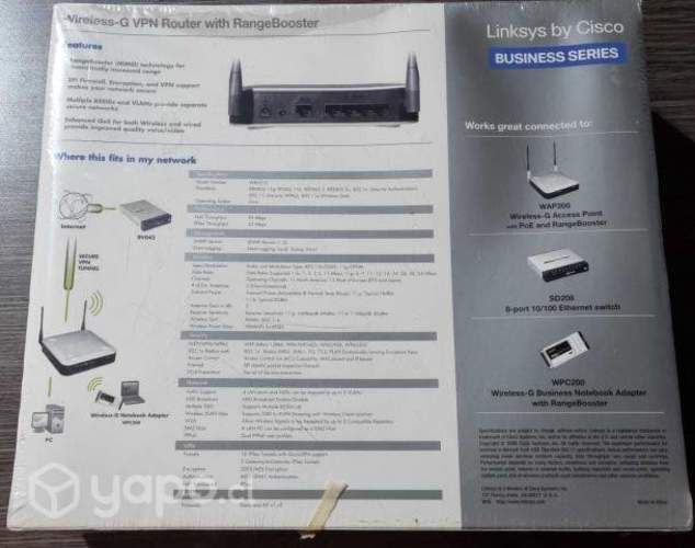 Router Linksys by Cisco Business Series WRV210
