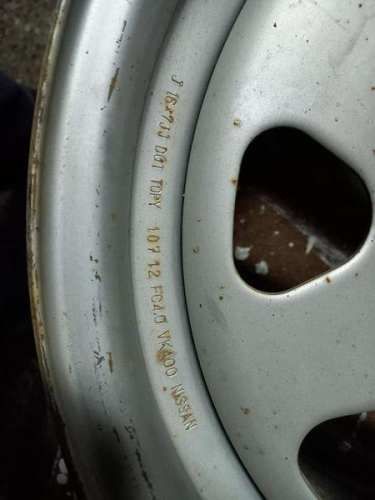 4 llantas originales nissan terrano, navara