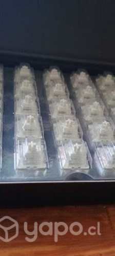 Switches mecanicos Akko CS Vintage White