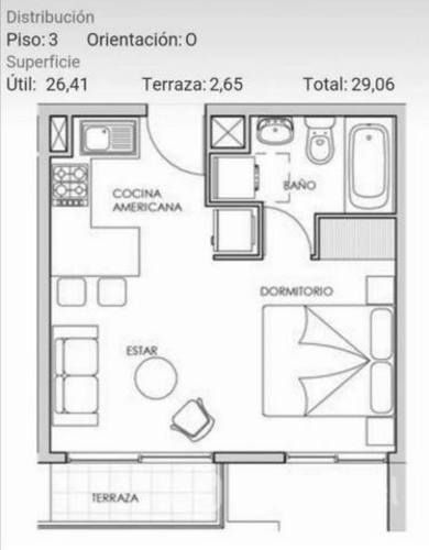 Home Estudio. Metro Gruta Lourdes Sin Comisión