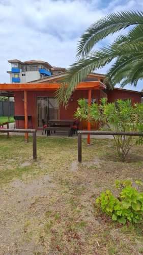Cabaña en parcela a pasos de la playa