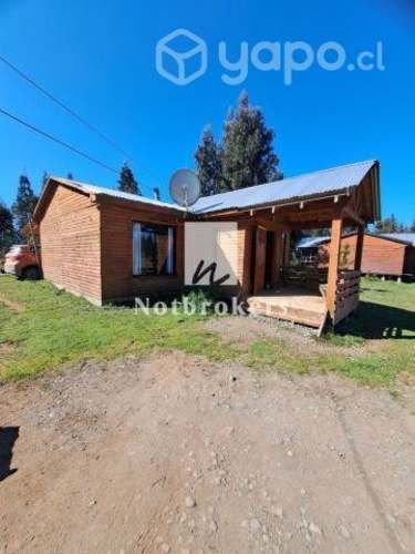 Parcela con 2 cabañas, comuna Los Lagos / Los Ríos