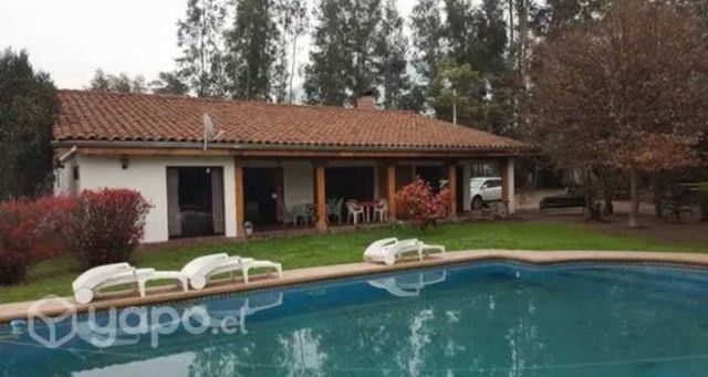 Parcela cajón del Maipo gran piscina directo el du