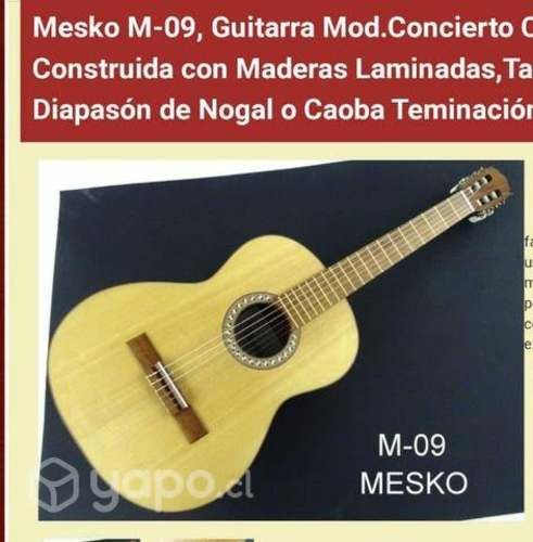 Guitarra estudio concierto Mesko