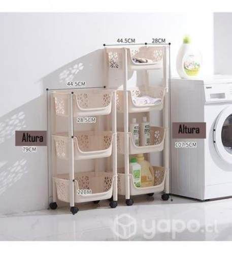 Verdulero Modelo 101 - 3 Pisos Con Rueda