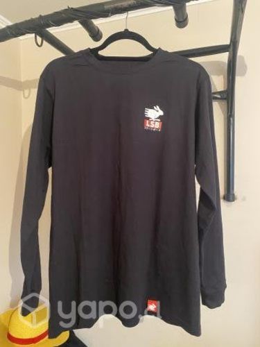 Polera Manga Larga Negra