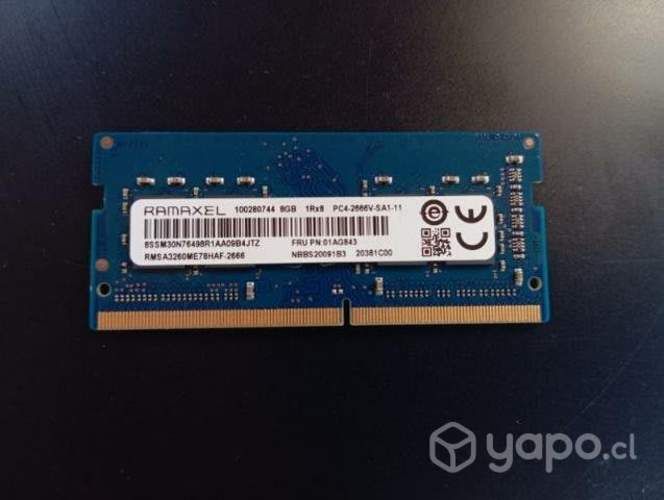Memoria ram 8 gb