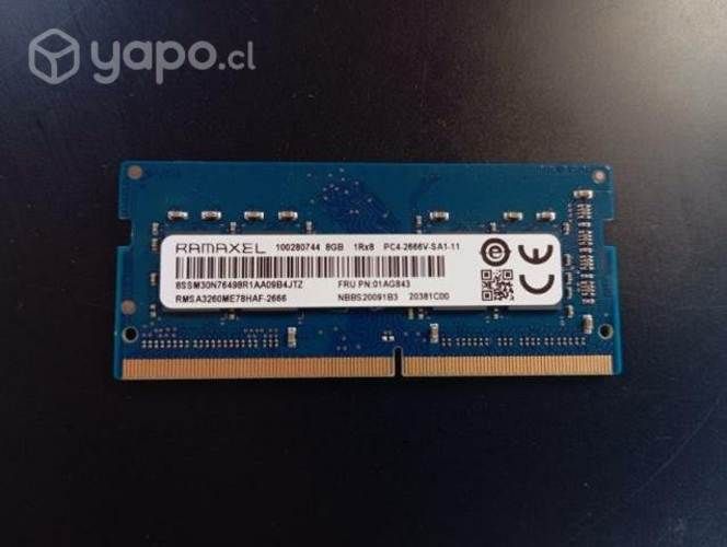 Memoria ram 8 gb