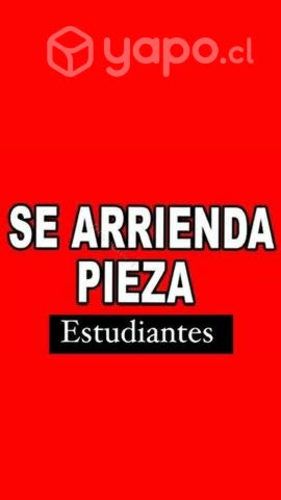 Arriendo pieza estudiantes