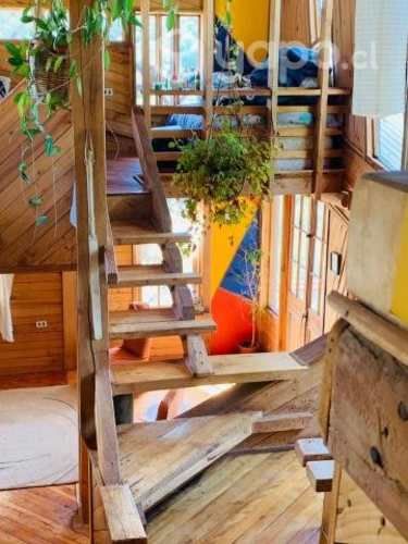 Parcela con cabaña, chacayes