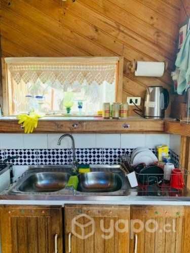 Parcela con cabaña, chacayes