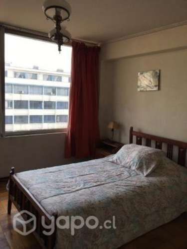 Pieza amoblada a pasos metro Tobalaba