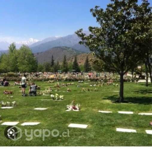 Sepultura, en parque cementerio Sendero,(catemito)