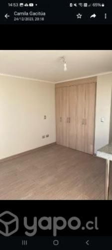 Se arrienda departamento estudio recién pintado y